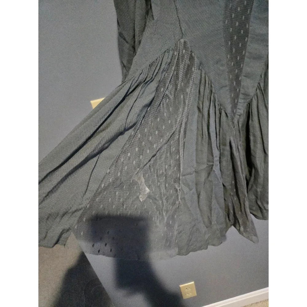 NWT Women's Free People Blouse Size S Green